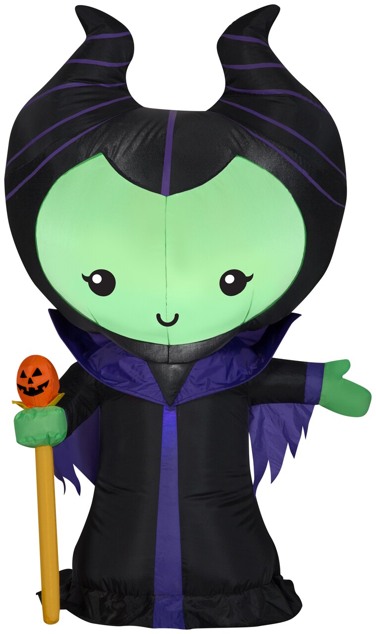 3.5' Gemmy Airblown Inflatable Halloween Disney's Stylized Maleficent Yard Decoration 225494